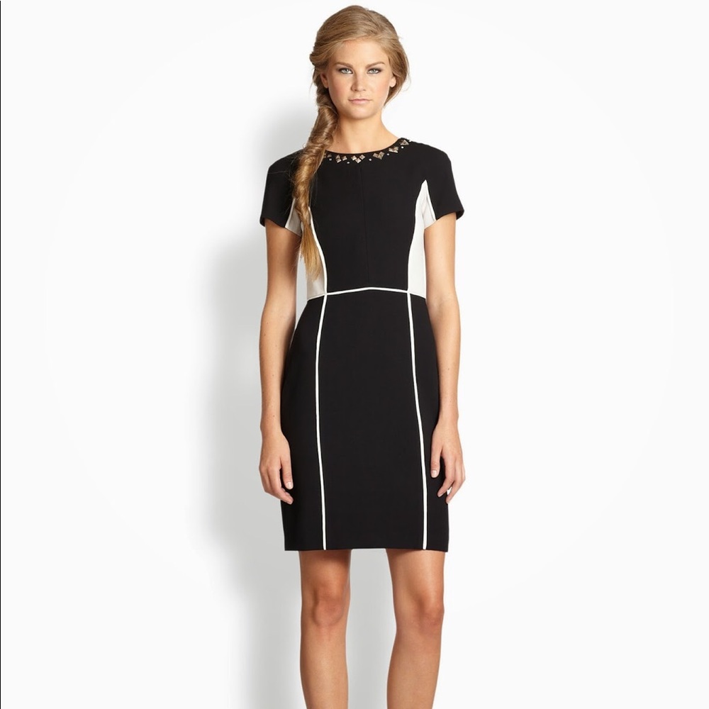 Rebecca Taylor Colorblock Sheath Dress